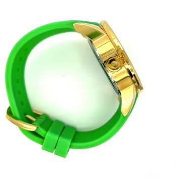 Ρολόι Breeze OCEAN Drive Gold Green Rubber Strap 110041.1