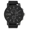 Ρολόι OOZOO Timepieces Black Mesh Stainless Steel Bracelet C10264