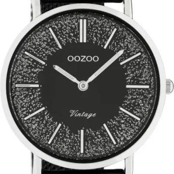 Ρολόι OOZOO Vintage Black Metal Mesh Bracelet C20141