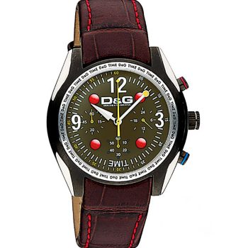 Ρολόι Performance Βrown Leather Strap DW0312 Dolce & Gabbana