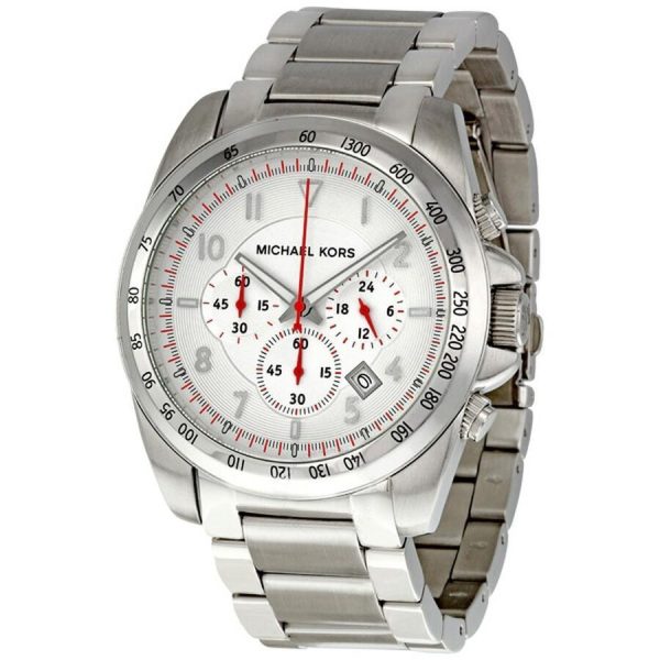 Ρολόι ανδρικό Michael Kors Chronograph Quartz Silver Dial MK8131