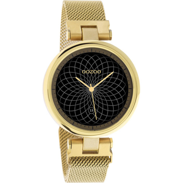 Ρολόι OOZOO Smartwatch Gold Stainless Steel Bracelet Q00409
