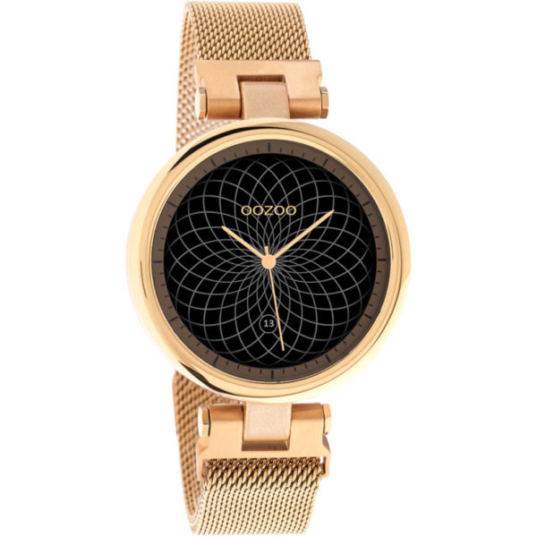 Ρολόι OOZOO Smartwatch Rose Gold Stainless Steel Bracelet Q00410