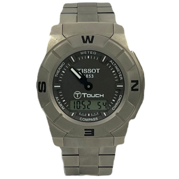 Ρολόι Tissot T-Touch Treck Perpetual Alarm World Time Quartz T001.520.44.061.00