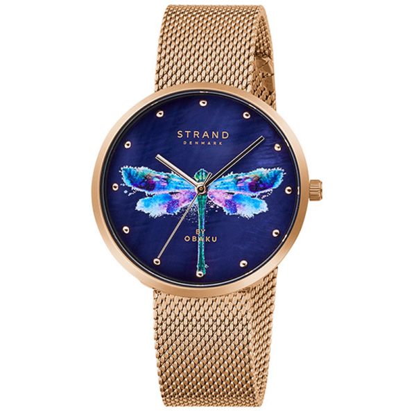 Ρολόι γυναικείο Strand Dragonfly by Obaku S700LXVLMV-DD