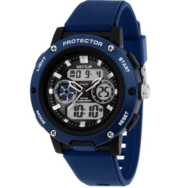 Ρολόι SECTOR Ex45 Chronograph Blue R3251292003