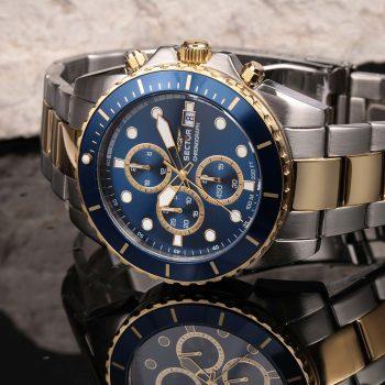 Ρολόι SECTOR 450 Chronograph Two Tone Stainless Steel Bracelet R3273776001