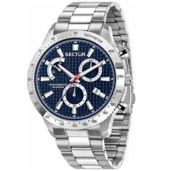 Ρολόι SECTOR 270 Chronograph Silver Metallic Bracelet R3273778003