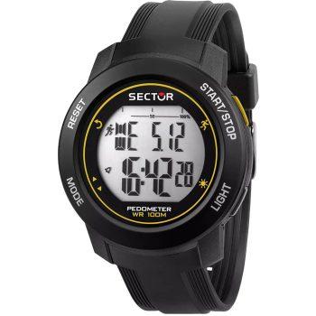 Ρολόι SECTOR EX-37 Black Rubber Chronograph R3251284001