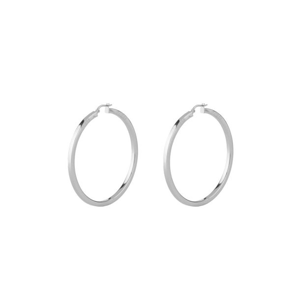 Γυναικείο σκουλαρίκια από ατσάλι GUESS HOOPS I DID IT AGAIN JUBE04199JWRHT/U